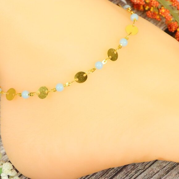 "Elegant Handmade Anklet – Delicate Jewelry for Women, MAR092012 - Picture 9 of 10
